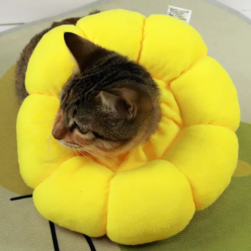 Sunflower Soft Plush Collar