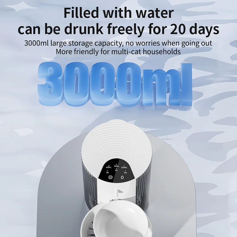 3L Wireless Automatic Pet Water Fountain
