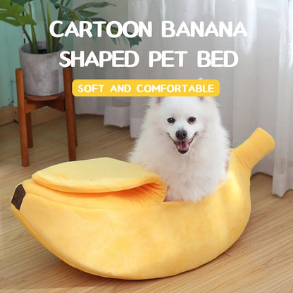 Banana Cat Bed House Cute Funny