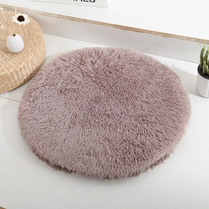 Soft Plush Round Cat Bed Mat