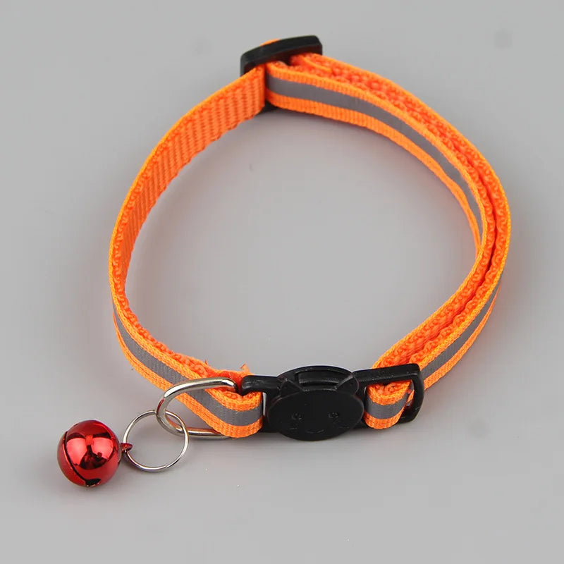 12 Colors Cats Bells Collars