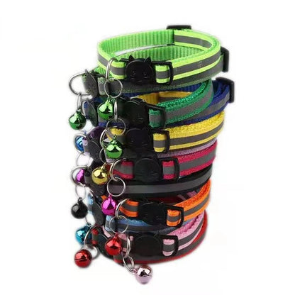 12 Colors Cats Bells Collars