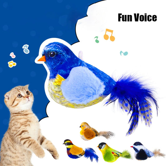 Pet simulation calling bird plush
