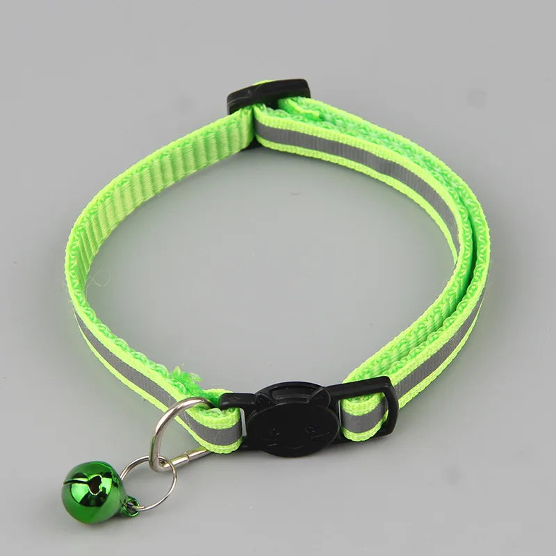 12 Colors Cats Bells Collars