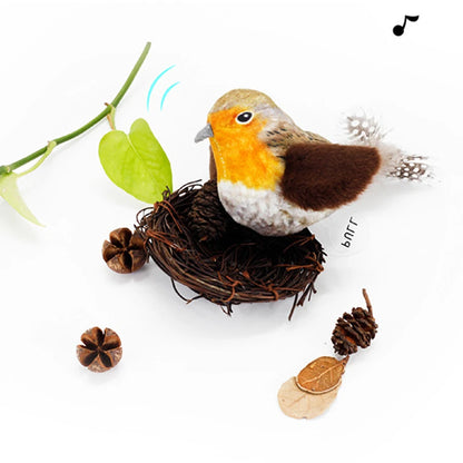 Pet simulation calling bird plush