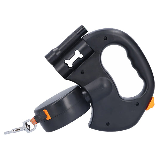 Dual Retractable Reflective 3M Dog Leash with LED Light 360° Tangle-Free