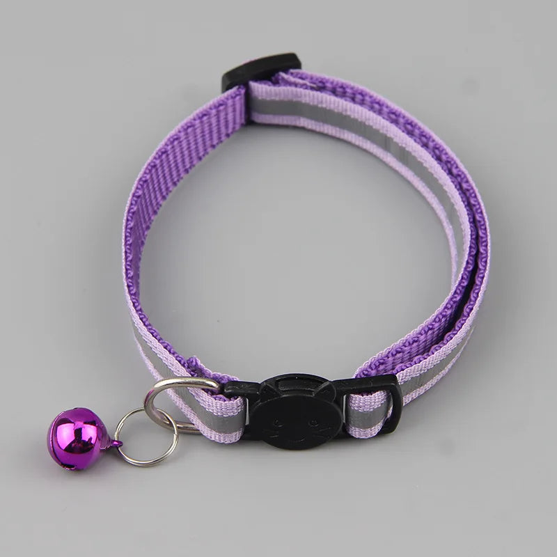 12 Colors Cats Bells Collars