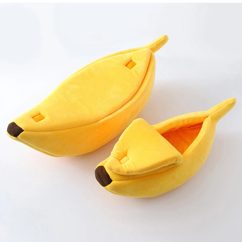 Banana Cat Bed House Cute Funny