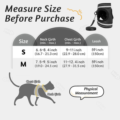 Cat Harness and Leash Set