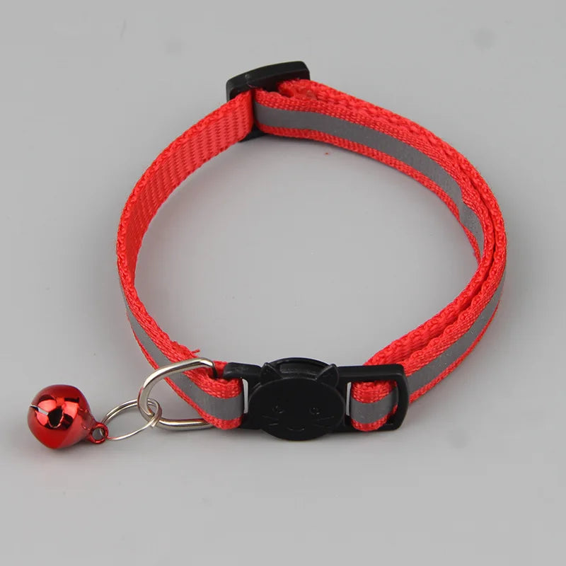 12 Colors Cats Bells Collars