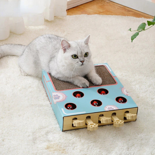Cat Toy Whack-a-Mole Cat Scratching Board