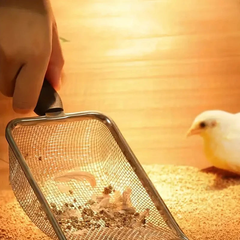 Durable Stainless Steel Litter Scooper