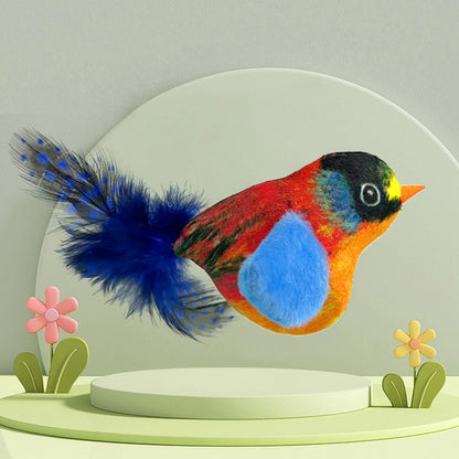 Pet simulation calling bird plush