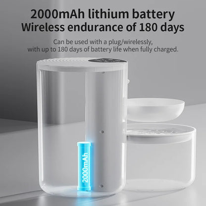 3L Wireless Automatic Pet Water Fountain