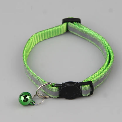 12 Colors Cats Bells Collars