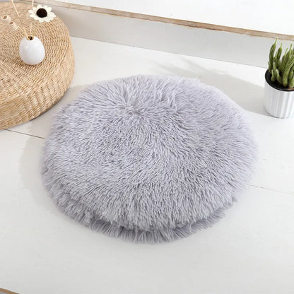 Soft Plush Round Cat Bed Mat